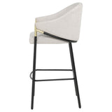 Chadwick Fabric Upholstered Bar Chair Beige (Set of 2)