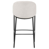 Chadwick Fabric Upholstered Bar Chair Beige (Set of 2)
