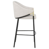 Chadwick Fabric Upholstered Bar Chair Beige (Set of 2)