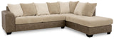 Keskin Sand 2-Piece Sectional With Chaise 18403S2 - Ella Furniture