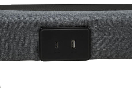 Weston Full Dual-Motor Massage Adjustable Bed Base in Black and Grey — product image 14