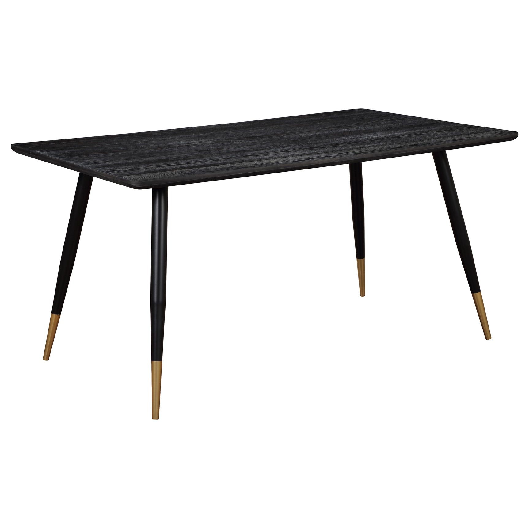 Zetta Black Rectangular 60-inch Wood Dining Room Set