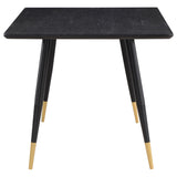 Zetta Black Rectangular 60-inch Wood Dining Room Set