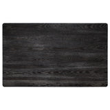 Zetta Black Rectangular 60-inch Wood Dining Room Set