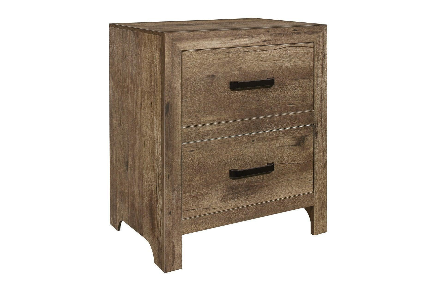 Mandan Light Brown Panel Bedroom Set