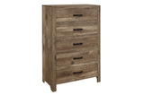 Mandan Light Brown Panel Youth Bedroom Set