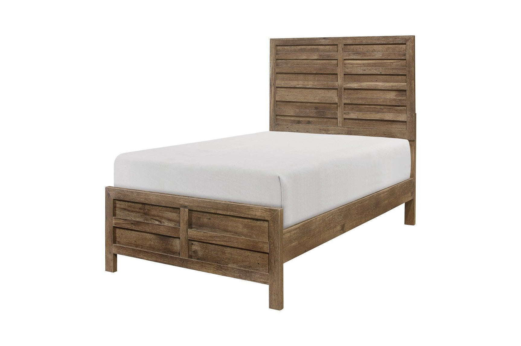 Mandan Light Brown Panel Bedroom Set