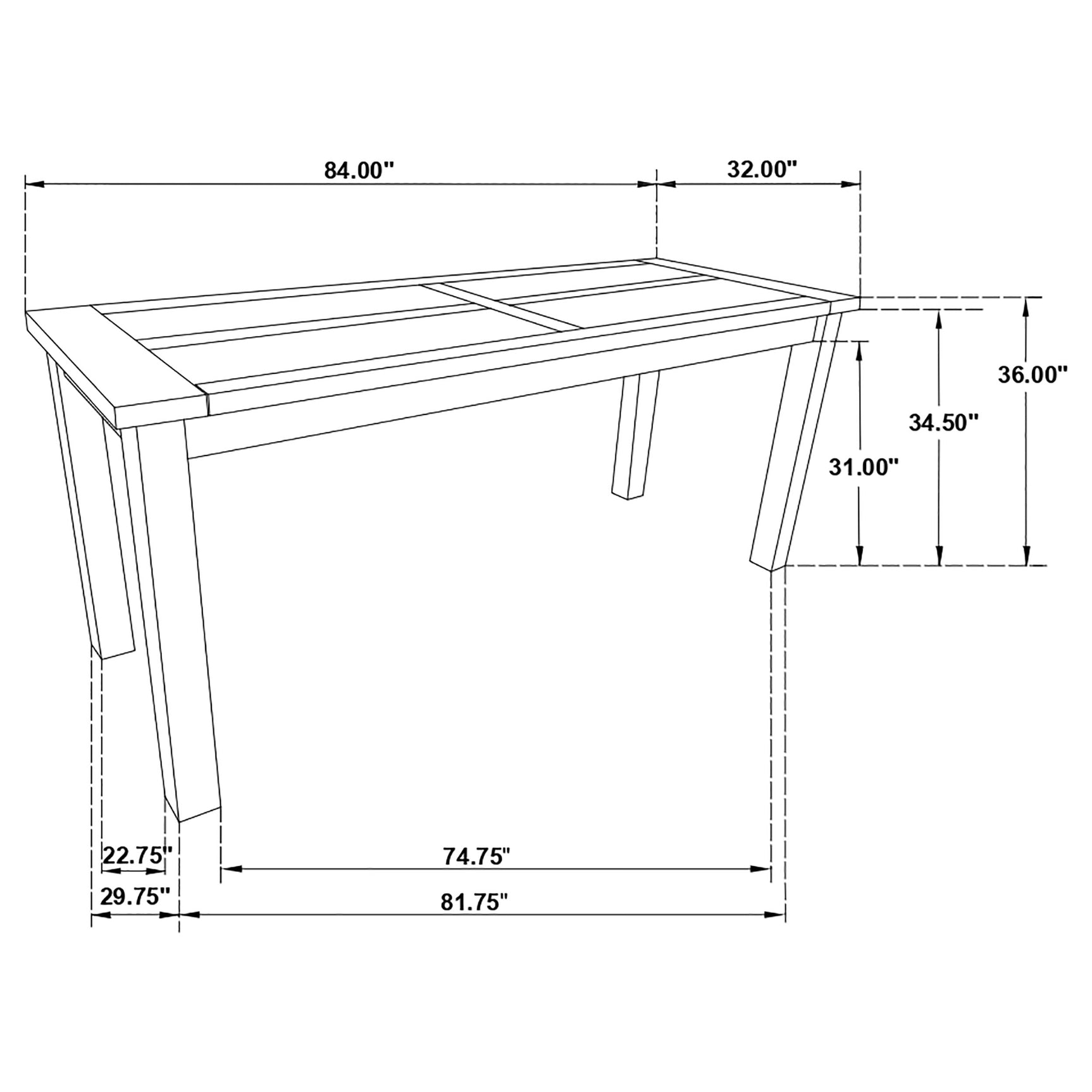 Coleman Golden Brown Counter Height Set