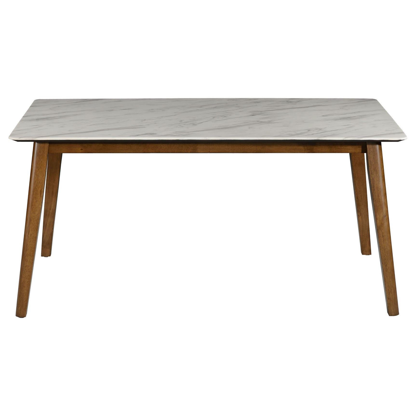 Everett Natural Walnut Rectangular Dining Room Set