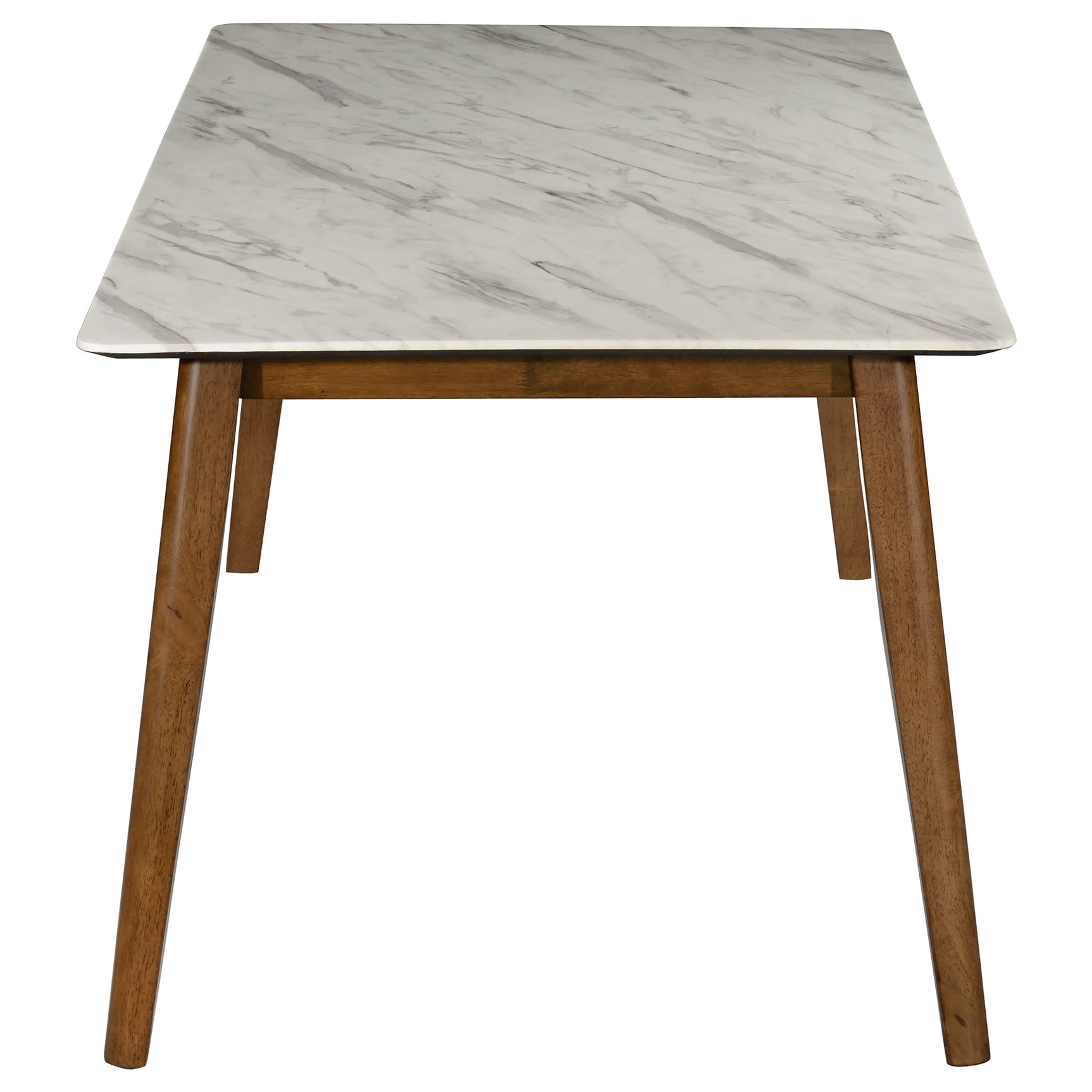 Everett Natural Walnut Rectangular Dining Room Set