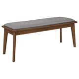 Everett Natural Walnut Rectangular Dining Room Set