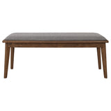 Everett Natural Walnut Rectangular Dining Room Set