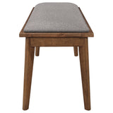 Everett Natural Walnut Rectangular Dining Room Set