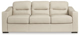 Treasure Trove Almond Leather Sofa