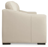 Treasure Trove Almond Leather Sofa