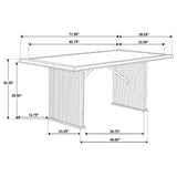 Sherwood Brown Rectangular Dining Room Set