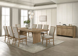 Adina Light Brown Extension Dining Room Set