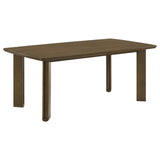Ottowa Brown Rectangular Wood Dining Room Table Set