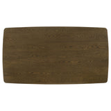 Ottowa Brown Rectangular Wood Dining Room Table Set