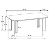 Ottowa Brown Rectangular Wood Dining Room Table Set