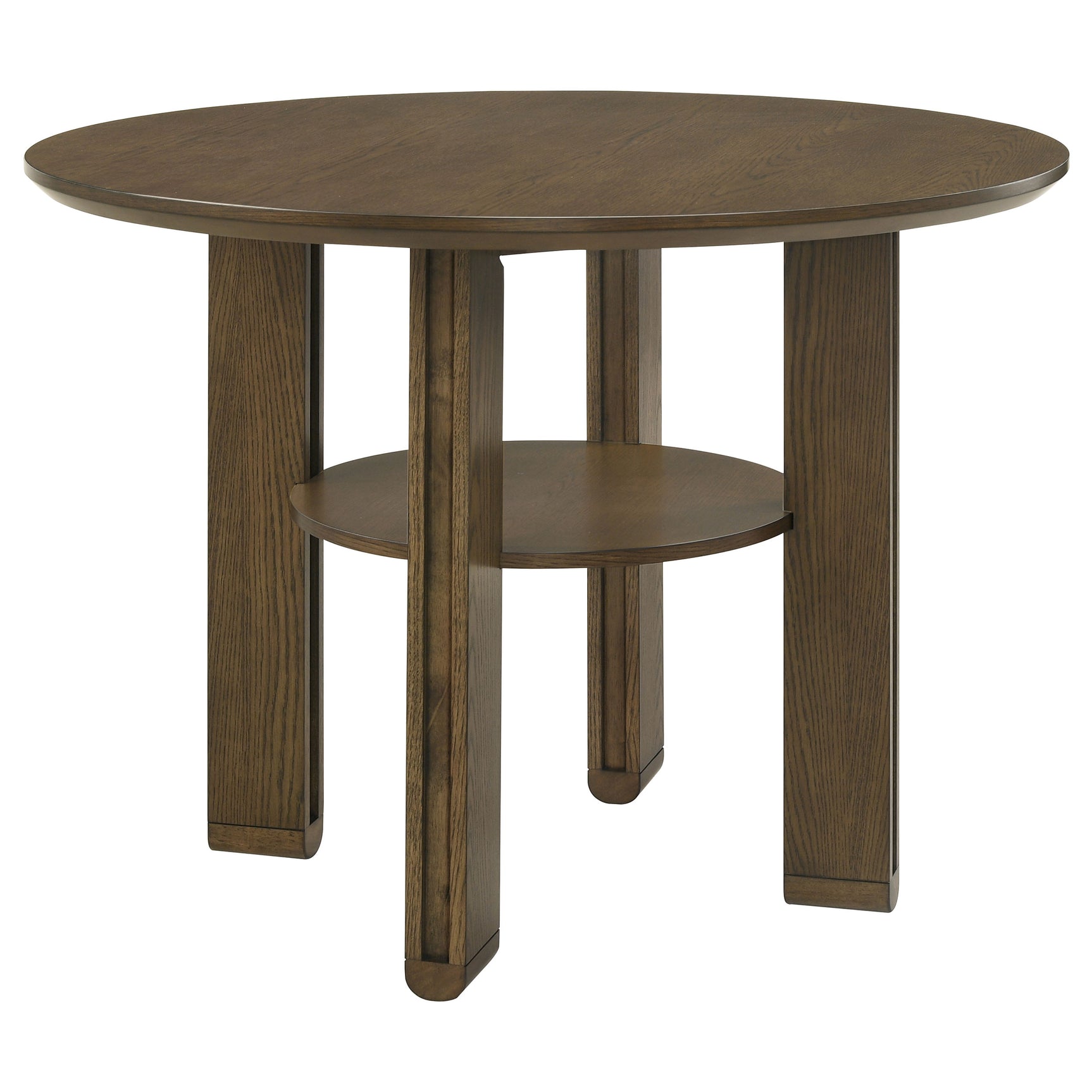 Ottowa Brown Round Counter Height Set