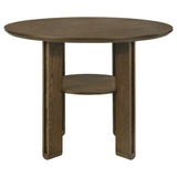 Ottowa Brown Round Counter Height Set