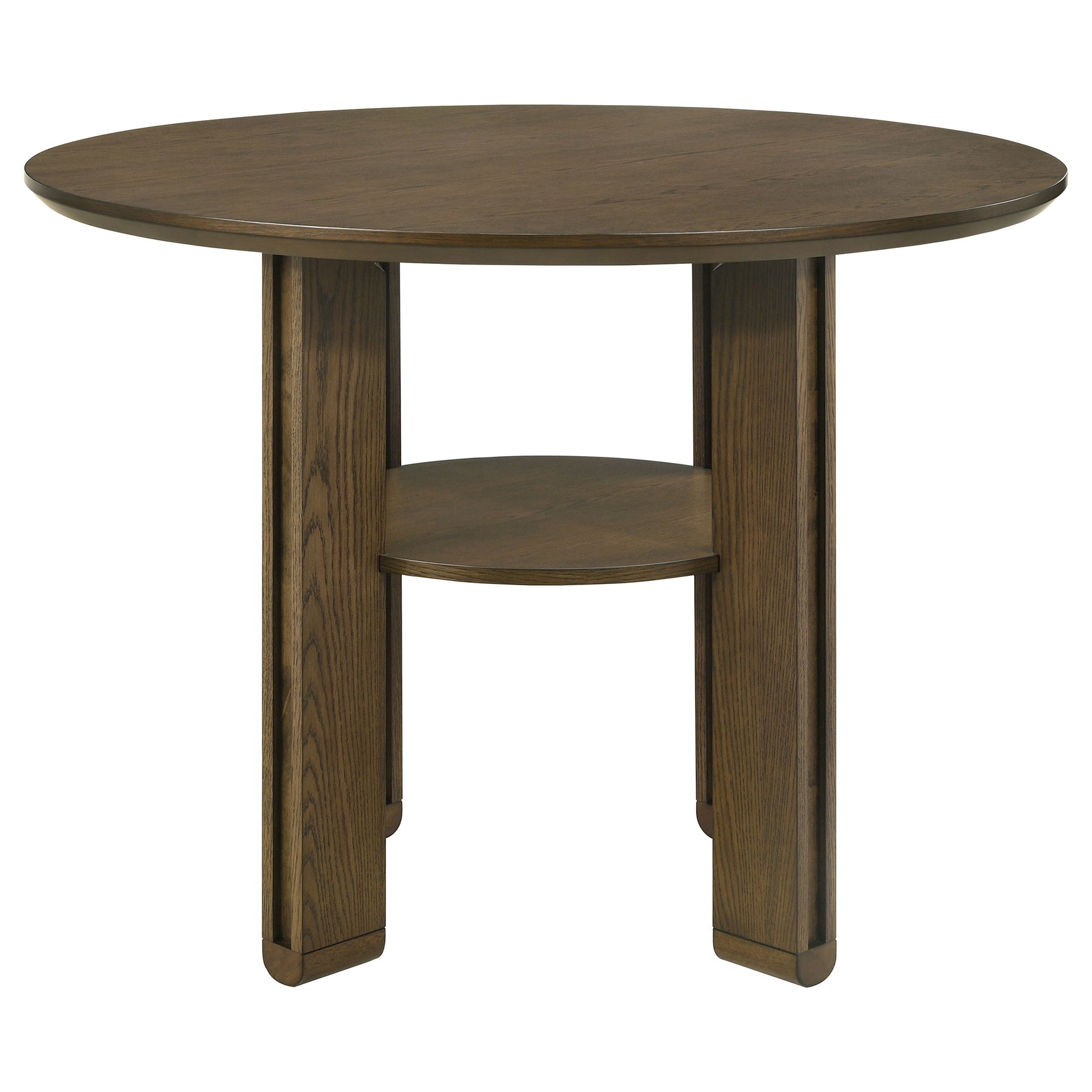 Ottowa Brown Round Counter Height Set