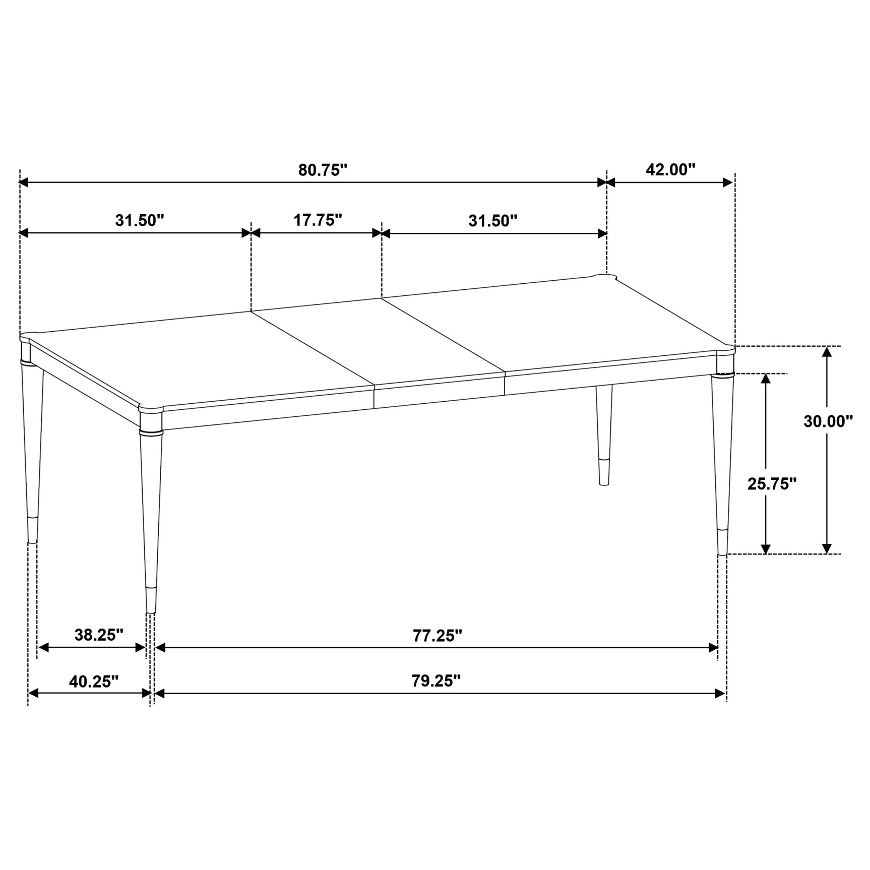 Reseda Rectangular Dining Room Set