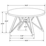 Neil Gray Round Dining Room Set Concrete