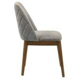 Franklin Upholstered Dining Side Chair Grey (Set of 2)