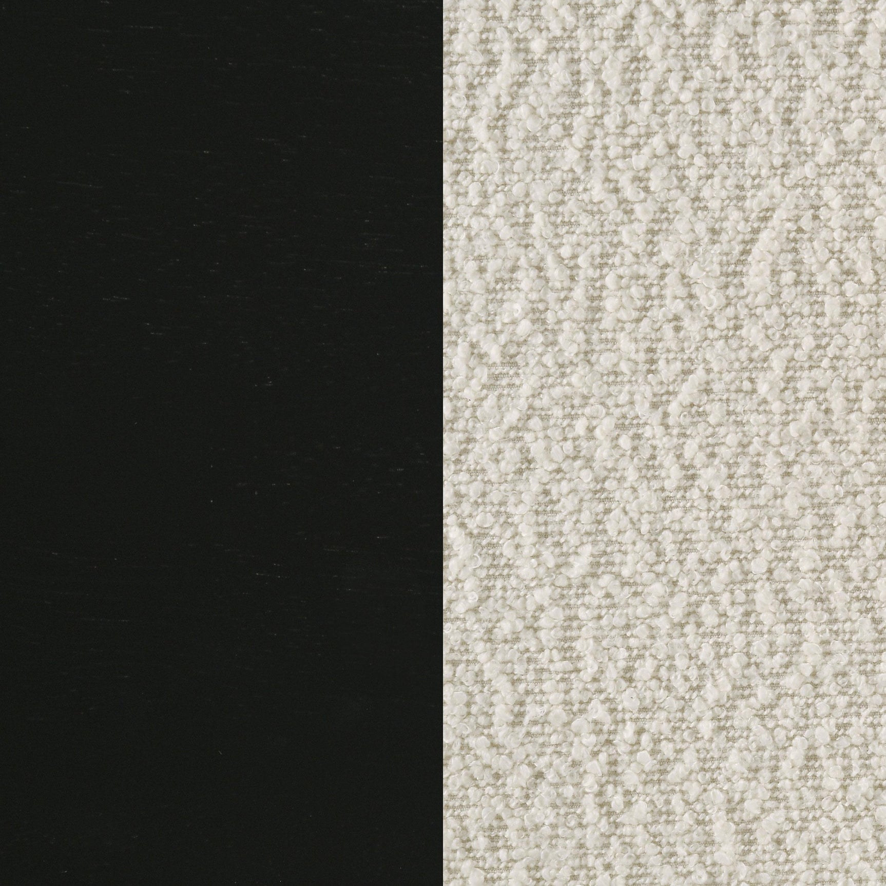 Kehoe Upholstered Dining Side Chair Cream and Black (Set of 2)