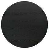 Hamlyn 43-inch Round Wood Counter Height Dining Table Black