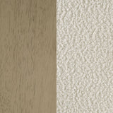Kehoe Upholstered Counter Height Chair Cream and Natural Oak (Set of 2)