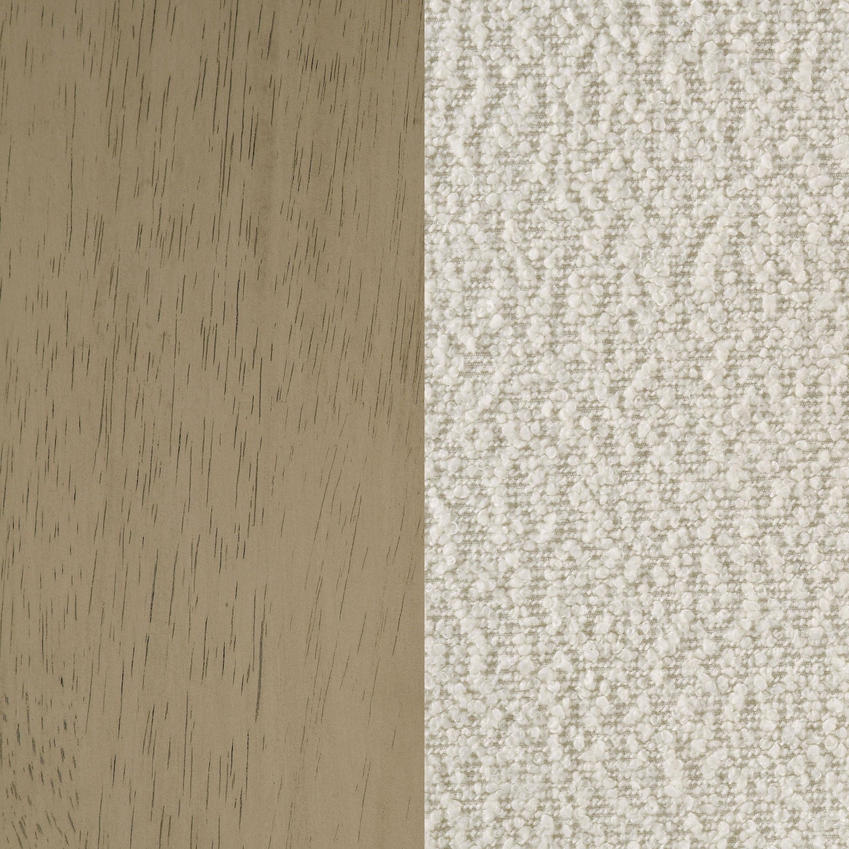 Kehoe Upholstered Counter Height Chair Cream and Natural Oak (Set of 2)