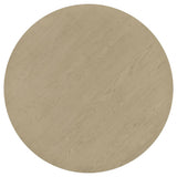 Strouse 47-inch Round Wood Dining Room Table Natural Oak