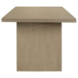 Decker 82-inch Rectangular Wood Dining Table Natural Oak