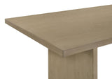 Decker 82-inch Rectangular Wood Dining Table Natural Oak