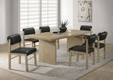 Decker 82-inch Rectangular Wood Dining Table Natural Oak