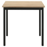 Garza Space Saving Rectangular Dining Table Greige Oak