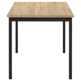 Garza Rectangular 48-inch Dining Table Greige Oak