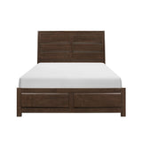 Erwan Espresso Modern Contemporary Okume Veneer, Wood And Engineered Wood King Bed - Ella Furniture