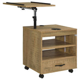 Lerma 1-Drawer Adjustable Tray Top Nightstand with Speaker Mango — product image 8