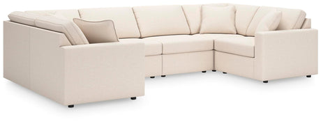 Modmax Oyster 6-Piece Sectional Sofa — angled view