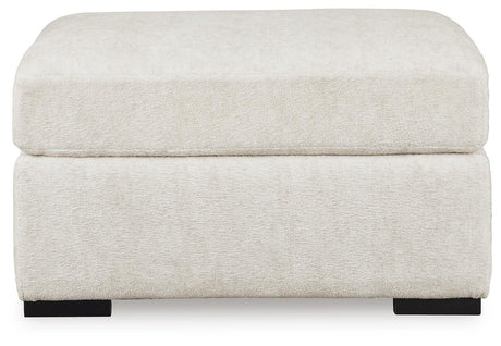 Chessington Ivory 2-Piece Sectional with Ottoman — front view