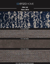 Brera Brown/blue 3-Seater Sofa Bed With Storage - Ella Furniture