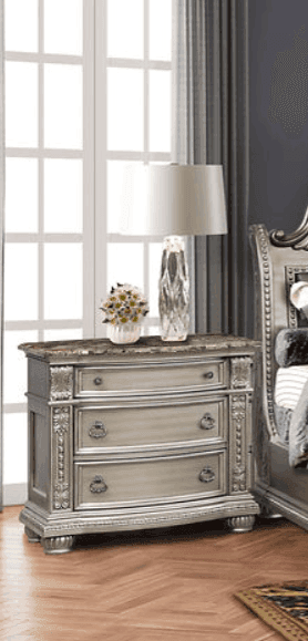 Castlefield Gray Nightstand