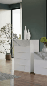 Sunset III White Chest