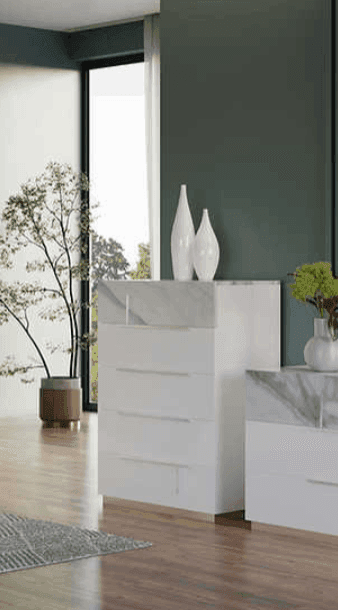 Sunset III White Chest