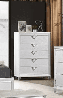 Layla White Modern Chest