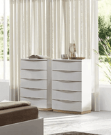 Kharma White Gold 5-Drawers Chest